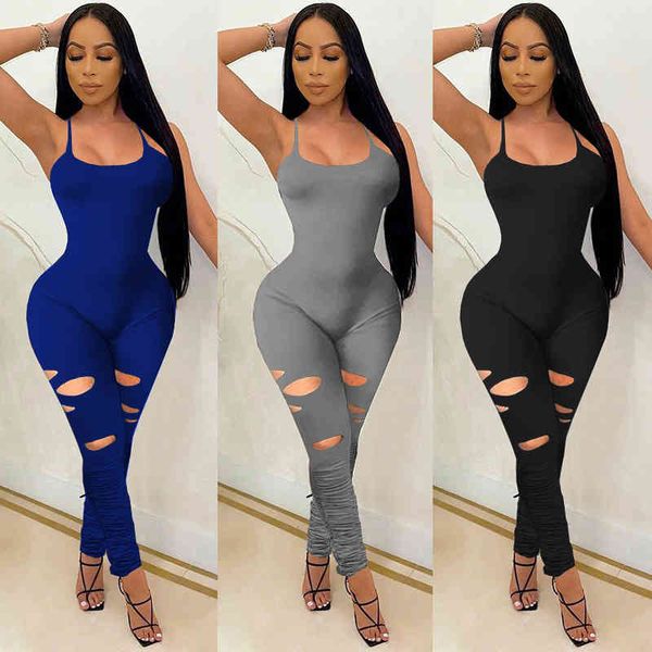 two piece dress m2051 women's new casual hole wrinkled jumpsuit, White
two piece dress m2051 women's new casual hole wrinkled jumpsuit, White