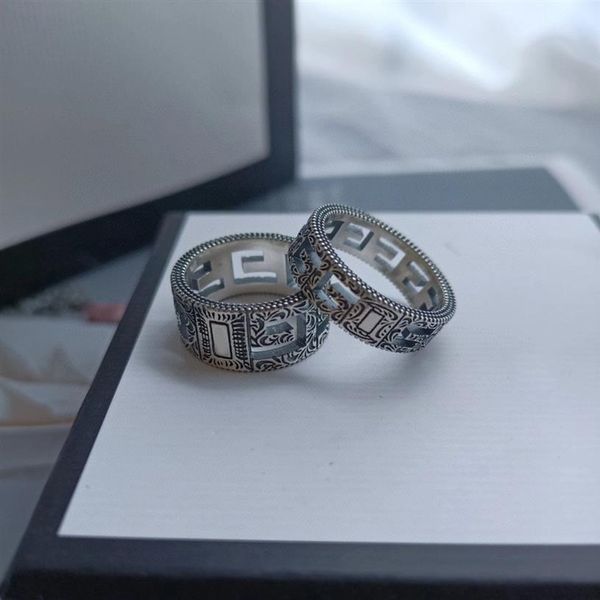 engraved openwork wide narrow square ring vintage color women designer luxury rings without box281f, Silver
engraved openwork wide narrow square ring vintage color women designer luxury rings without box281f, Silver