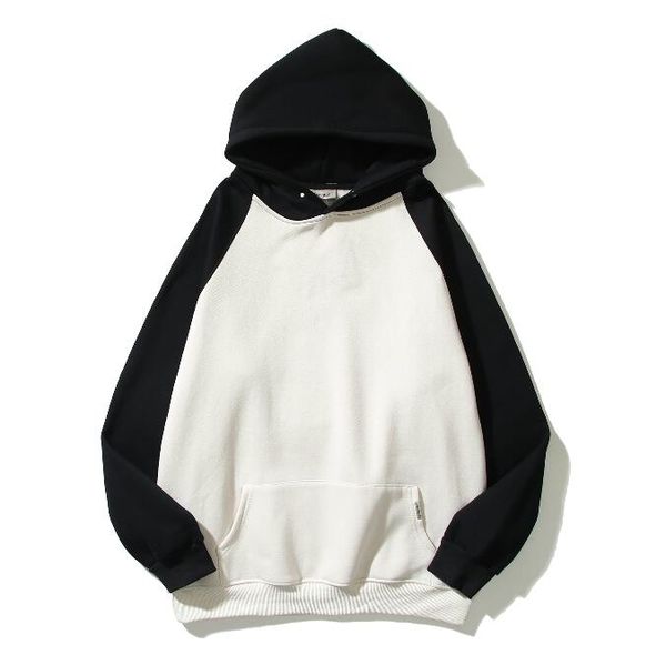 men's hoodies & sweatshirts european and american brand splicing hooded men women in autumn and winter, Black
men's hoodies & sweatshirts european and american brand splicing hooded men women in autumn and winter, Black