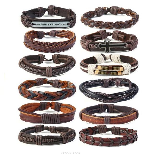men woman cowhide bracelet diy beaded strands letter cross hip hop combination suit bracelet 12styles/1set, Black
men woman cowhide bracelet diy beaded strands letter cross hip hop combination suit bracelet 12styles/1set, Black