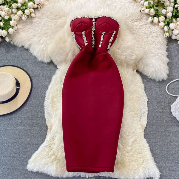 party dresses red sleeveless strapless bodycon female dress vestido de festa diamonds robe 2023, Black;gray
party dresses red sleeveless strapless bodycon female dress vestido de festa diamonds robe 2023, Black;gray