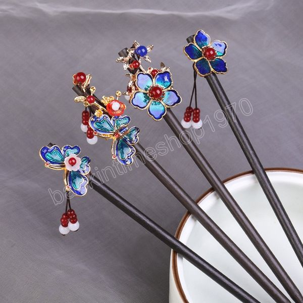 handmade cloisonne butterly hairpins hair sticks vintage wood chinese hair pins for women hair ornaments head jewelry, Slivery;white
handmade cloisonne butterly hairpins hair sticks vintage wood chinese hair pins for women hair ornaments head jewelry, Slivery;white