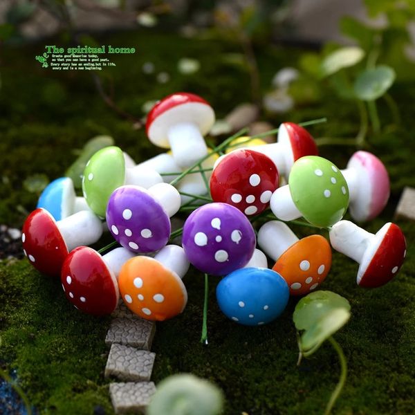 10pcs/lot s/l garden decoration mini multicolor foam mushroom miniatures figurine fairy micro landscape diy mushroom ornament
10pcs/lot s/l garden decoration mini multicolor foam mushroom miniatures figurine fairy micro landscape diy mushroom ornament