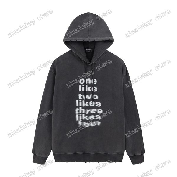 xinxinbuy men designer hoodies paris destroyed letter two likes print webbing women sweatshirts oversize black xs-l, Black;brown
xinxinbuy men designer hoodies paris destroyed letter two likes print webbing women sweatshirts oversize black xs-l, Black;brown
