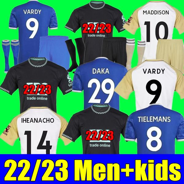 new 22 23 soccer jerseys leicester vardy daka maddison tiele ndidi ayoze barnes schmeichel lookman 2022 2023 men kids kit football shirt jer, Black;yellow
new 22 23 soccer jerseys leicester vardy daka maddison tiele ndidi ayoze barnes schmeichel lookman 2022 2023 men kids kit football shirt jer, Black;yellow