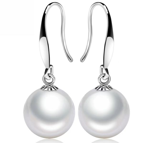 pearl earrings dangle natural freshwater pearl 9mm size s925 gift for women jewelry fashion has personality, Silver
pearl earrings dangle natural freshwater pearl 9mm size s925 gift for women jewelry fashion has personality, Silver