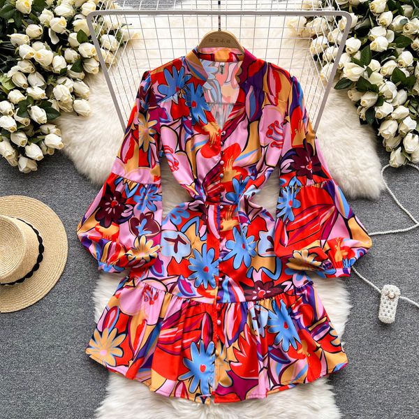 new casual women dresses summer floral print slim full lady dress a line v neck chiffon single breasted mid-calf 2023, Black;gray
new casual women dresses summer floral print slim full lady dress a line v neck chiffon single breasted mid-calf 2023, Black;gray