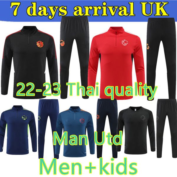 thai quality 2022-2023 man utd long sleeve half pull training suit men and kids lyonnais l.paqueta ol aouar football training jogging sets, Black
thai quality 2022-2023 man utd long sleeve half pull training suit men and kids lyonnais l.paqueta ol aouar football training jogging sets, Black