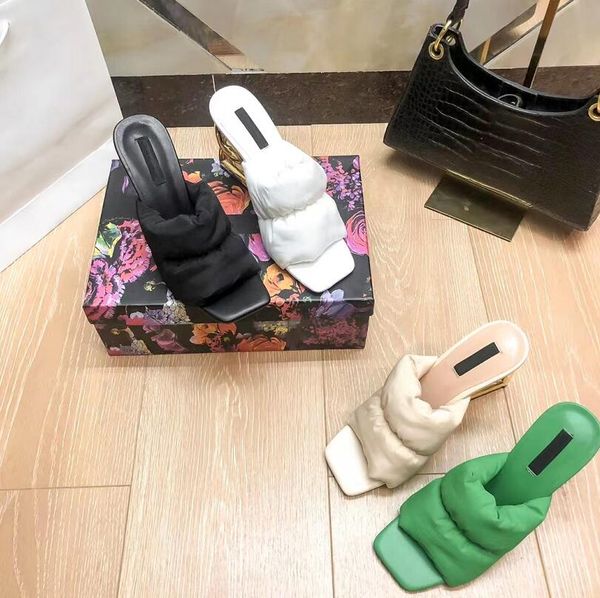 new style letter shoe heel slippers women high-heeled shoes sandal summer leisure fluffy slipper designer lady wedding party high heel sanda, Black
new style letter shoe heel slippers women high-heeled shoes sandal summer leisure fluffy slipper designer lady wedding party high heel sanda, Black