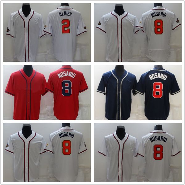 ncaa baseball 8 victor rosario jerseys stitched 2 ozzie albies jersey breathable sport grey black red white home away blank size s-xxxl, Blue;black
ncaa baseball 8 victor rosario jerseys stitched 2 ozzie albies jersey breathable sport grey black red white home away blank size s-xxxl, Blue;black