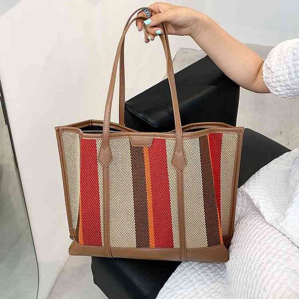 messenger bags bag women's 2022 new canvas stripe tote large capacity sling shoulder underarm bag handbags
messenger bags bag women's 2022 new canvas stripe tote large capacity sling shoulder underarm bag handbags