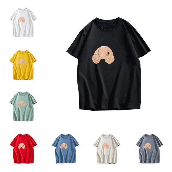 t shirt designer mens womens short t-shirts palm t-shirt trendy angel decapitated teddy bear print oversize tees, White;black
t shirt designer mens womens short t-shirts palm t-shirt trendy angel decapitated teddy bear print oversize tees, White;black