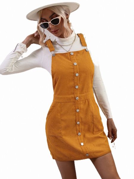casual dresses single breasted corduroy overall dress without sweater d8wn#, Black;gray
casual dresses single breasted corduroy overall dress without sweater d8wn#, Black;gray
