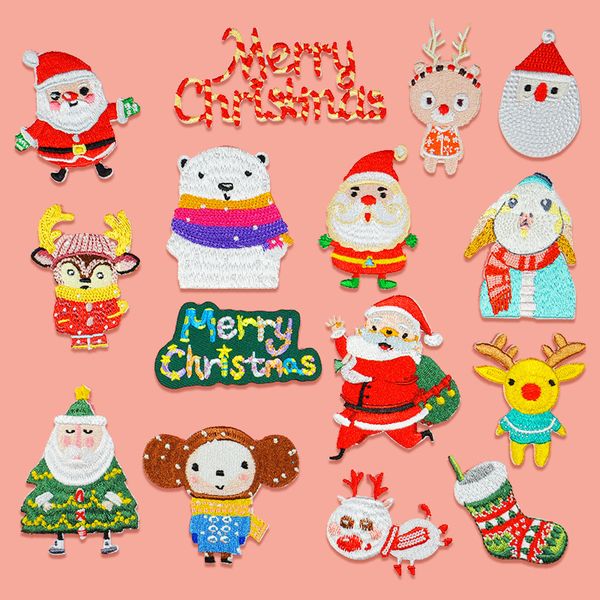 notions christmas iron on patches embroidered sew applique repair patch for women kids diy clothing jacket caps backpack, Black
notions christmas iron on patches embroidered sew applique repair patch for women kids diy clothing jacket caps backpack, Black