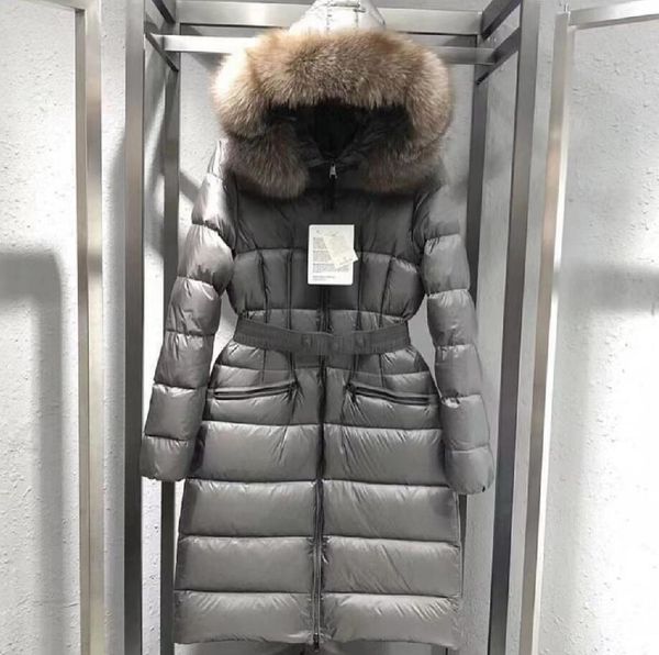 women big real fox fur hooded down coat x-long loose thick warm double zipper drawstring with belt jacket waterproof parkas gray color outer, Black
women big real fox fur hooded down coat x-long loose thick warm double zipper drawstring with belt jacket waterproof parkas gray color outer, Black