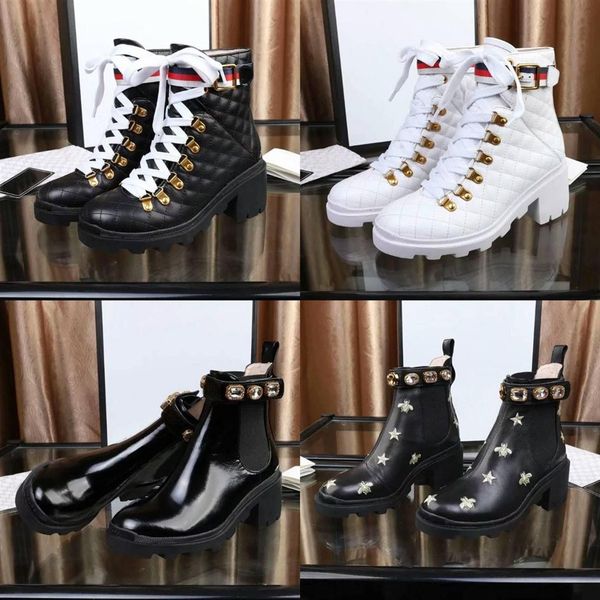 designer women boots classic leather booties belt buckle ankle shoes desert martin boot female rough heel round head shoe with box3209, Black
designer women boots classic leather booties belt buckle ankle shoes desert martin boot female rough heel round head shoe with box3209, Black