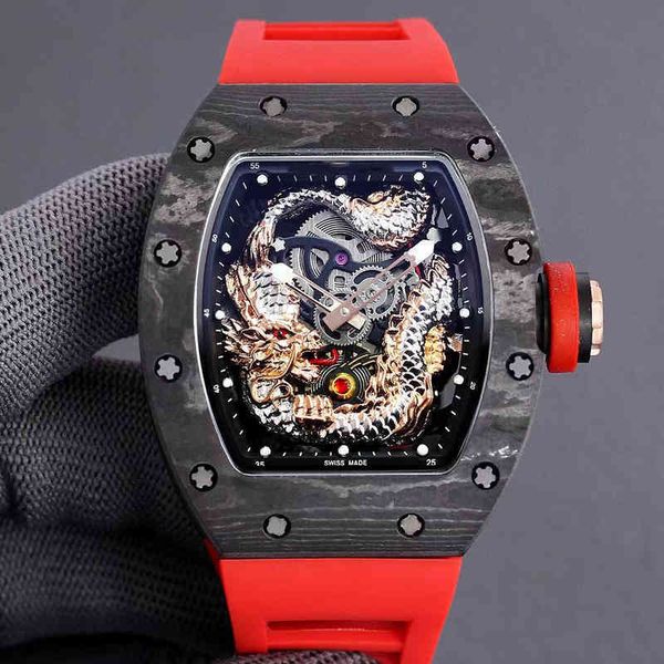 watch leisure richa 57 03 automatic machiner black carbon fiber tape millers es mens wrist clock gmt reloj, Slivery;brown
watch leisure richa 57 03 automatic machiner black carbon fiber tape millers es mens wrist clock gmt reloj, Slivery;brown