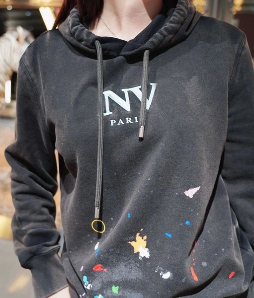 paris collaborate embroidery hoodies splash ink painted vintage washed hoody fashion men women terry cotton pullover sweatshirt, Black
paris collaborate embroidery hoodies splash ink painted vintage washed hoody fashion men women terry cotton pullover sweatshirt, Black
