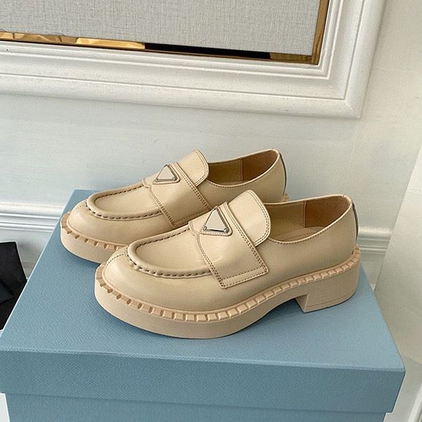 black beige monolith brushed leather loafers dress shoe with metal triangle logo women designers dress shoes classic penny causal loafer pla
black beige monolith brushed leather loafers dress shoe with metal triangle logo women designers dress shoes classic penny causal loafer pla