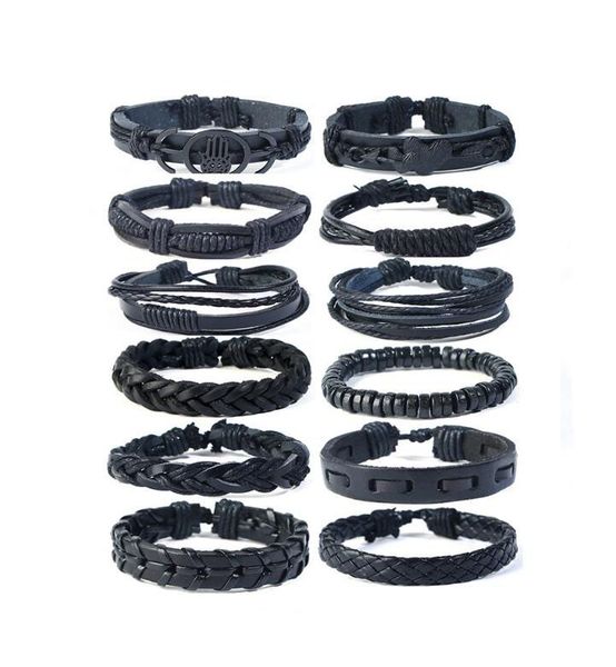 men woman cowhide bracelet diy beaded strands black palm hip hop combination suit bracelet 12styles/1set
men woman cowhide bracelet diy beaded strands black palm hip hop combination suit bracelet 12styles/1set