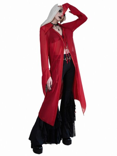women's blouses & shirts halloween witch solid tie front sheer longline shirt w9bg#, White
women's blouses & shirts halloween witch solid tie front sheer longline shirt w9bg#, White