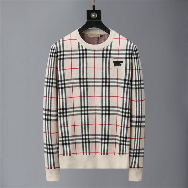 men's sweater black and white check new brand alphabet stripe logo casual fashion warm wool yo printed anti pilling street hoodie movem, White;black
men's sweater black and white check new brand alphabet stripe logo casual fashion warm wool yo printed anti pilling street hoodie movem, White;black