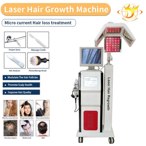 laser machine lllt hair loss treatment 650nm laser hair growth therapy machine, Black
laser machine lllt hair loss treatment 650nm laser hair growth therapy machine, Black