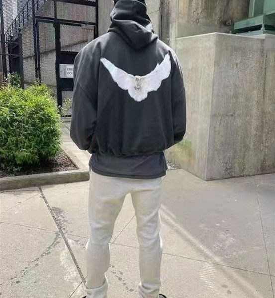 222ss designer kanyes classic hoodie balenciga three party joint name peace dove printed mens and womens yzys oversize pullover sweater hood, Black
222ss designer kanyes classic hoodie balenciga three party joint name peace dove printed mens and womens yzys oversize pullover sweater hood, Black