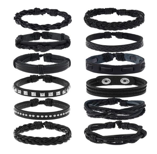 men woman cowhide bracelet diy beaded strands cupid's arrow hip hop combination suit bracelet 12styles/1set, Black
men woman cowhide bracelet diy beaded strands cupid's arrow hip hop combination suit bracelet 12styles/1set, Black
