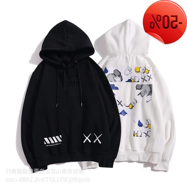 autumn and winter new sweater ow fashion brand men and women lovers leisure comfortable cartoon printed hoodie coat, Black
autumn and winter new sweater ow fashion brand men and women lovers leisure comfortable cartoon printed hoodie coat, Black
