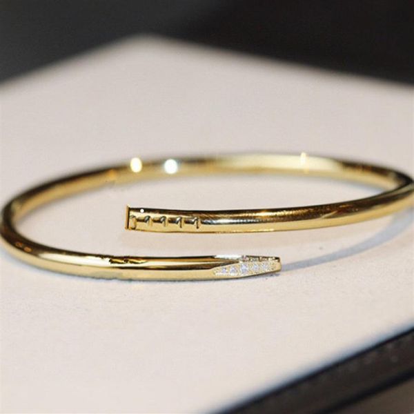 gold silver titanium steel bangle diamond-studded nail bracelet luxury designer letter c home men and women popular classic birthday gi304f, Black
gold silver titanium steel bangle diamond-studded nail bracelet luxury designer letter c home men and women popular classic birthday gi304f, Black