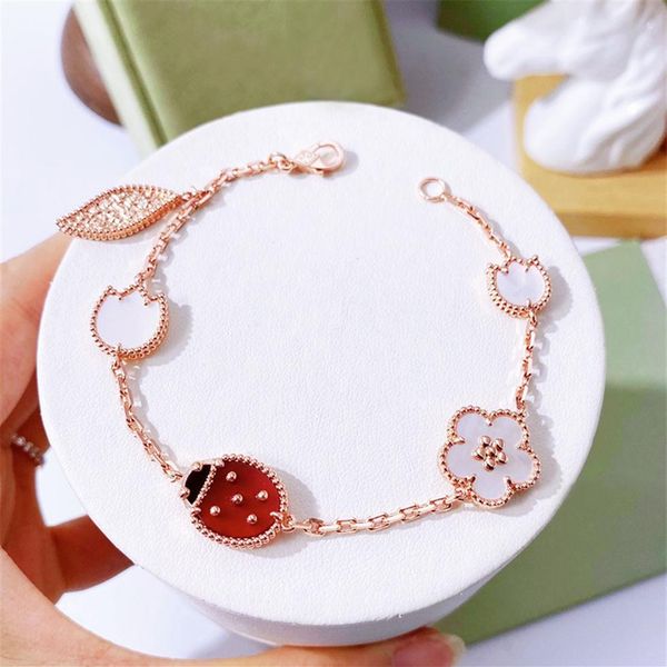 high edition lucky spring bracelet classic designer jewelry claasic mothers' day gift300s, Golden;silver
high edition lucky spring bracelet classic designer jewelry claasic mothers' day gift300s, Golden;silver
