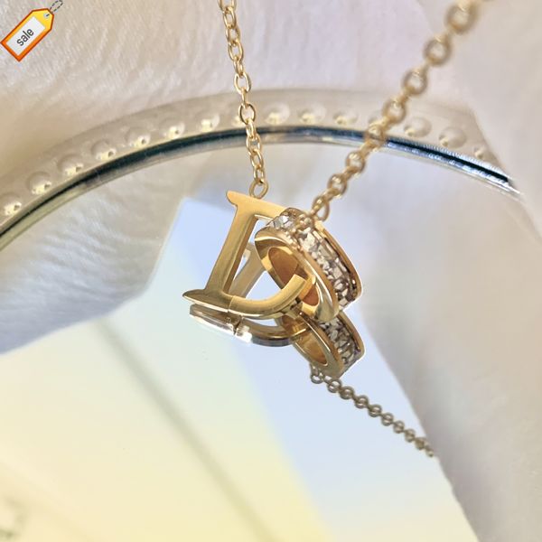 luxury designer necklaces for women korean d family letter diamon stue titanium steel necklace fashionable temperament light niche design do, Silver
luxury designer necklaces for women korean d family letter diamon stue titanium steel necklace fashionable temperament light niche design do, Silver