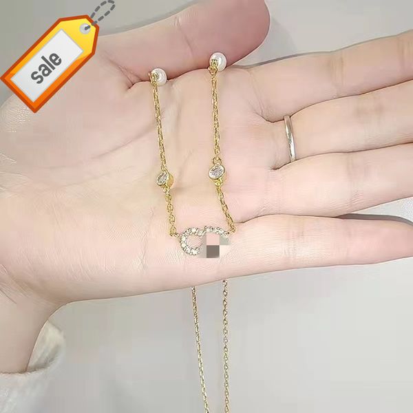 luxury designer necklaces for women d home di full diamond cd letter necklace female fashion personality light clavicle chain jewelry, Silver
luxury designer necklaces for women d home di full diamond cd letter necklace female fashion personality light clavicle chain jewelry, Silver