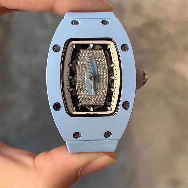 watch wine barrel leisure busin ess richa 07 01 automatic mechanical millers blue ceramic tape for womens wrist clock gmt reloj, Slivery;brown
watch wine barrel leisure busin ess richa 07 01 automatic mechanical millers blue ceramic tape for womens wrist clock gmt reloj, Slivery;brown