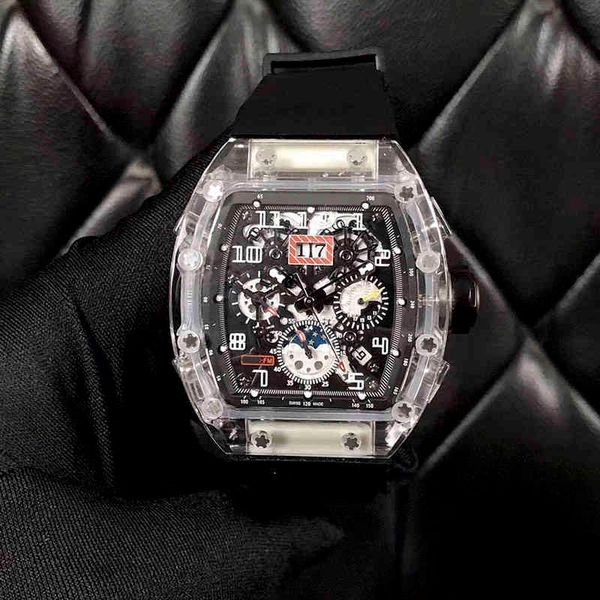 richa millers wristwatches 56-01 automatic mechanical luxury watch black tape crystal gmt clock reloj alloy skeleton tourbillon mens watches, Slivery;brown
richa millers wristwatches 56-01 automatic mechanical luxury watch black tape crystal gmt clock reloj alloy skeleton tourbillon mens watches, Slivery;brown