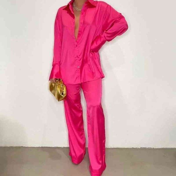 women's two piece pants autumn satin pants set fashion loose solid shirt wide leg pants 2 piece suit ins loose 2 piece suit women t2209, White
women's two piece pants autumn satin pants set fashion loose solid shirt wide leg pants 2 piece suit ins loose 2 piece suit women t2209, White