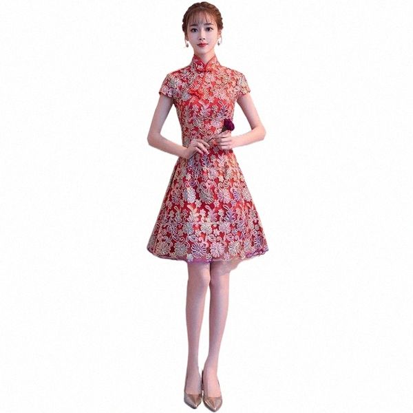 ethnic clothing ethnic clothing traditional chinese bride dress noble girl mini qipao classic embroidery flower cheongsam lace trim slim red
ethnic clothing ethnic clothing traditional chinese bride dress noble girl mini qipao classic embroidery flower cheongsam lace trim slim red