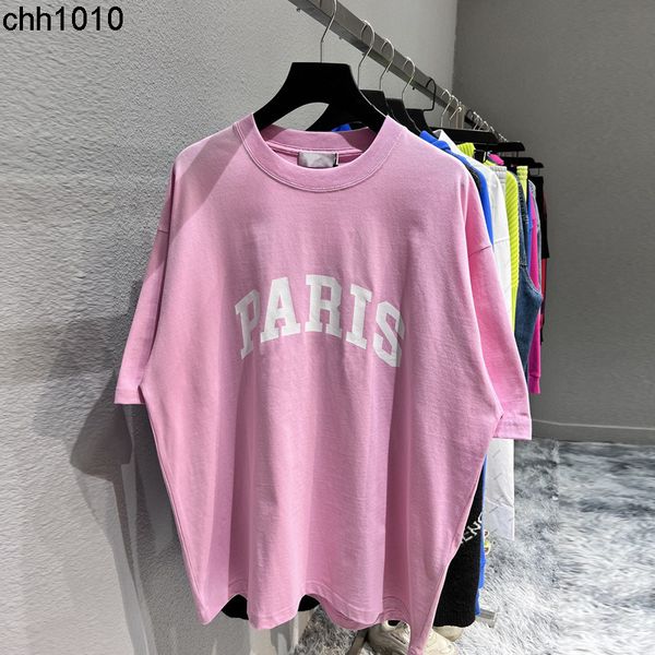 spring summer tee high version t shirt short sleeve shirt b paris letter front print pullover loose casual balencaigass, White;black
spring summer tee high version t shirt short sleeve shirt b paris letter front print pullover loose casual balencaigass, White;black