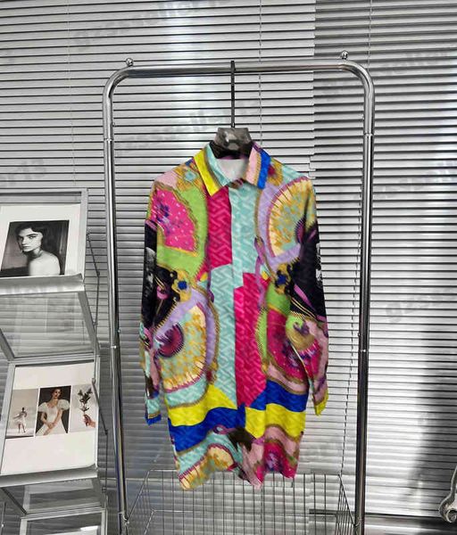womens blouses designer fashion ver silk fabric blouse lapel belt color print shirts luxury women clothing, White
womens blouses designer fashion ver silk fabric blouse lapel belt color print shirts luxury women clothing, White