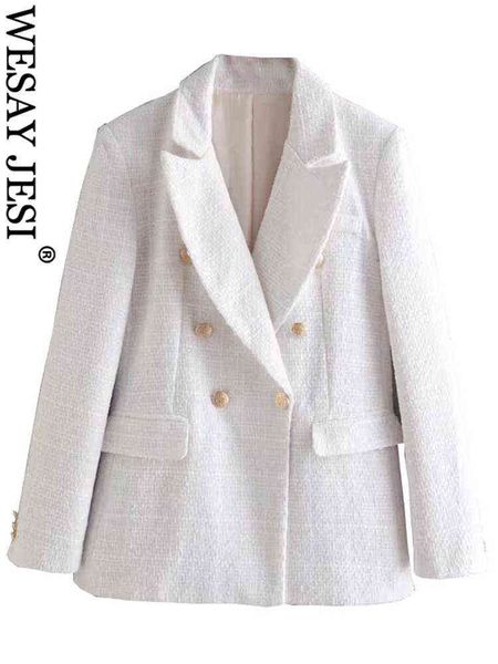 suit wesay jesi elegant solid color white suit jacket doublebreasted cuff butto, White;black
suit wesay jesi elegant solid color white suit jacket doublebreasted cuff butto, White;black