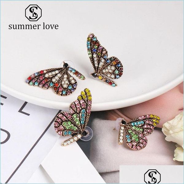 stud butterfly wing stud earring for women elegant colorf crystal ear nail simple temperament gold plating jewelry gift drop lulubaby dhyhi, Golden;silver
stud butterfly wing stud earring for women elegant colorf crystal ear nail simple temperament gold plating jewelry gift drop lulubaby dhyhi, Golden;silver