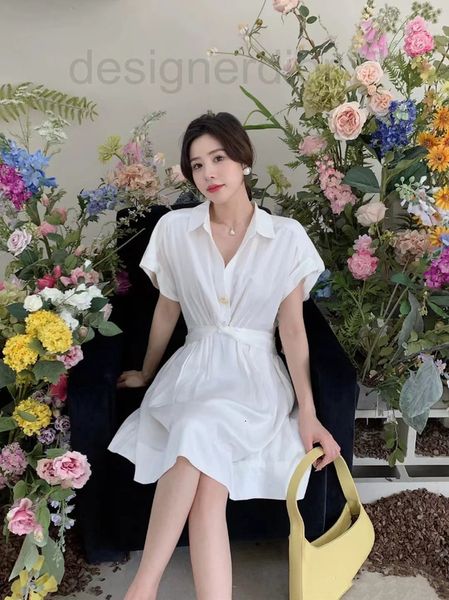 casual dresses designer fadan 2022 spring and summer new suit collar waist closing temperament short sleeve dress 7yfb, Black;gray
casual dresses designer fadan 2022 spring and summer new suit collar waist closing temperament short sleeve dress 7yfb, Black;gray