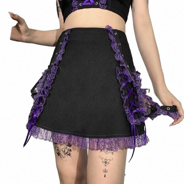 skirts skirts gothic y2k eyelet tied up purple womens punk patchwork high waist lace trim mini skirt streetwear aesthetic e girl jupe z7dk#, Black
skirts skirts gothic y2k eyelet tied up purple womens punk patchwork high waist lace trim mini skirt streetwear aesthetic e girl jupe z7dk#, Black