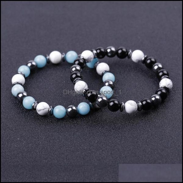 charm bracelets lover black white stone beads bracelet men turquoise buddha handmade hematite bracelets summer women jewelry gift dro dhwxo, Golden;silver
charm bracelets lover black white stone beads bracelet men turquoise buddha handmade hematite bracelets summer women jewelry gift dro dhwxo, Golden;silver