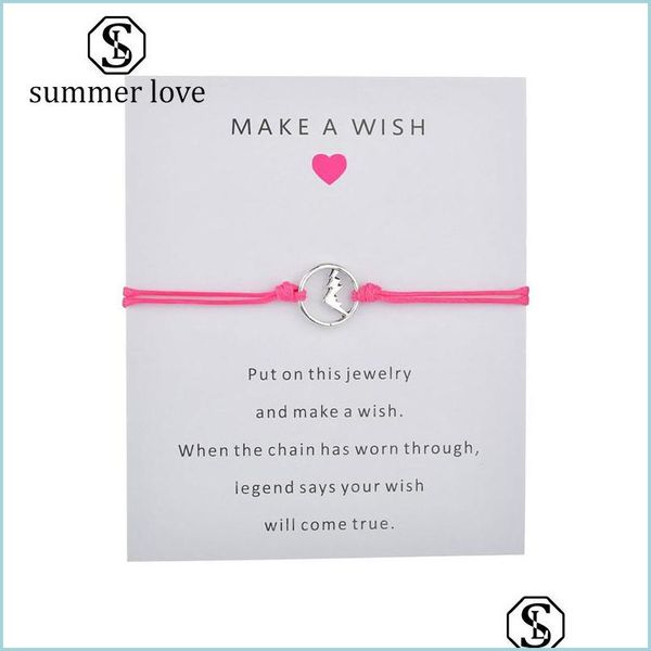 link chain handmade braided make a wish card wax rope bracelet for women men sier volcano charm fashion jewelry valentine bdejewelry dhhlv, Black
link chain handmade braided make a wish card wax rope bracelet for women men sier volcano charm fashion jewelry valentine bdejewelry dhhlv, Black