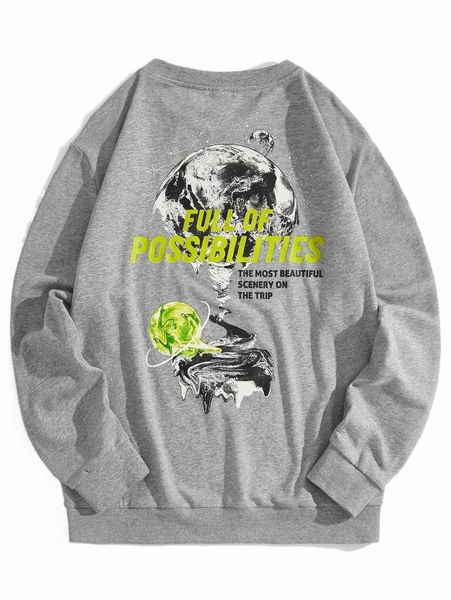 men's hoodies & sweatshirts men drop shoulder letter graphic pullover m8zh#, Black 
men's hoodies & sweatshirts men drop shoulder letter graphic pullover m8zh#, Black