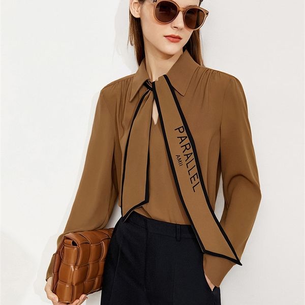womens blouses shirts amii minimalism women blouse office lady elegant vneck blouse with ribbon solid long sleeve autumn female blusas 1213, White
womens blouses shirts amii minimalism women blouse office lady elegant vneck blouse with ribbon solid long sleeve autumn female blusas 1213, White