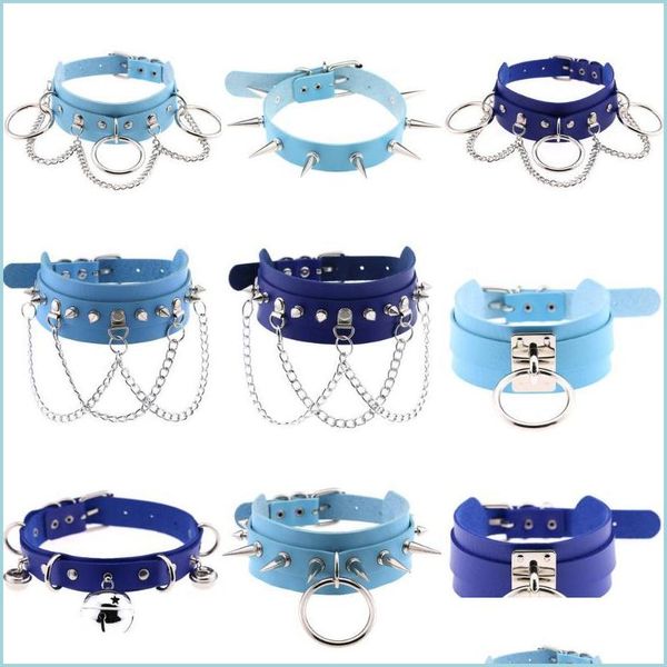 chokers chokers 2021 fashion punk blue leather choker necklace mtilayer heart round chocker collar e girl women gothic jewelry d dhknd, Golden;silver
chokers chokers 2021 fashion punk blue leather choker necklace mtilayer heart round chocker collar e girl women gothic jewelry d dhknd, Golden;silver