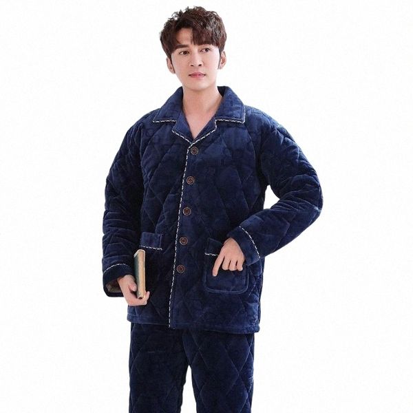men's sleepwear men's sleepwear winter pajamas men thick fleece pajama sets luxury warm keep suits male casual home clothes pijama, Black;brown
men's sleepwear men's sleepwear winter pajamas men thick fleece pajama sets luxury warm keep suits male casual home clothes pijama, Black;brown